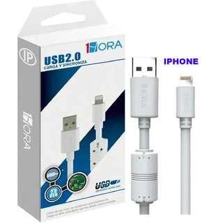 CABLE 1HORA IPHONE 2A 1.5MT CAB075