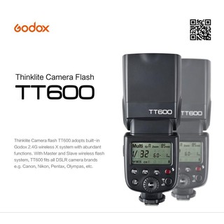 (Flash) Godox TT600 Universal Speedlite para Canon Fuji Nikon