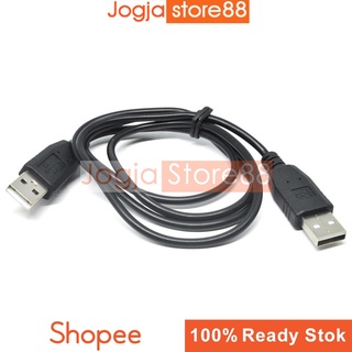 Cable de impresora USB macho a USB macho - negro