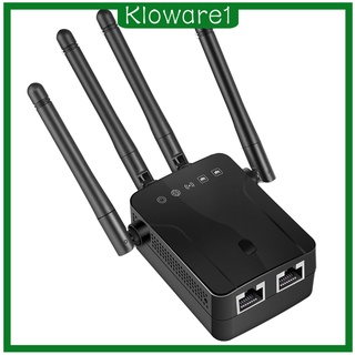 [KLOWARE1] Wifi repetidor de rango Wifi Router 4 antena amplificador de señal extensor enchufe de la ue
