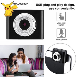 (all101) Mini cámara Web HD para computadora de escritorio portátil USB Plug And Play con cable retráctil (1)