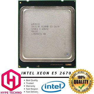 Intel XEON E5 2670 equivalente a I7-7700K. Lga 2011. 8 núcleos 16 hilos 2.60GHz hasta 3.30GHz procesador de la mejor calidad para PC de escritorio