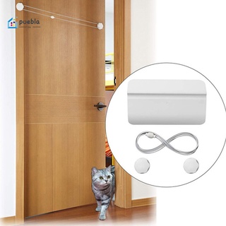 pu Universal gato puerta gatito seguridad puerta Control inteligente para casa de mascotas