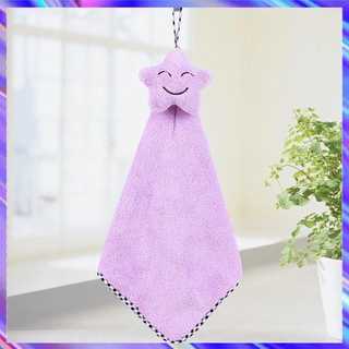 [LU]J8137 Cartoon Hand Towel baby bath towels Toddler Soft Plush Wipe Towel