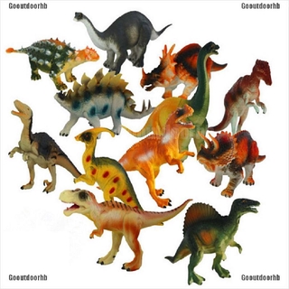 gooutdoortoy 15-18cm dinosaurio plástico jurásico juego modelo de acción y figuras t-rex dinosaurio juguetes para niños (1)