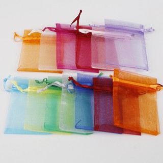 7x9cm 10 bolsas de organza pura gasa elemento joyería bolsas de embalaje de organza bolsas de regalo de boda bolsas de regalo de organza bolsa de regalo de navidad (1)