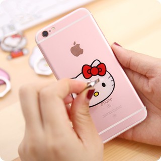 Soporte De Teléfono Móvil De Dibujos Animados Hello Kitty Anillo De Dedo Para 360 Grados (1)