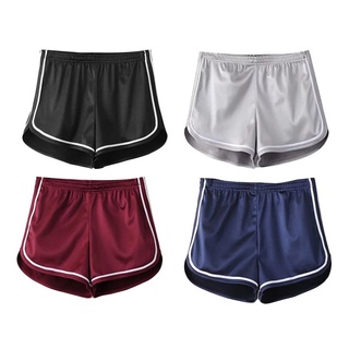 [comelylady] Pantalón corto deportivo para mujer con Cintura Alta/Shorts sueltos/Casual