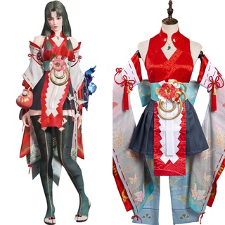 Juego de inventario naraka: bladepoint - Kurumi cosplay disfraces Halloween carnaval set
