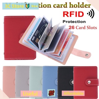 Bolsa Multifuncional delgada con 26 compartimientos De tarjetas/cartera Multifuncional color Pastel Para tarjetas De Crédito