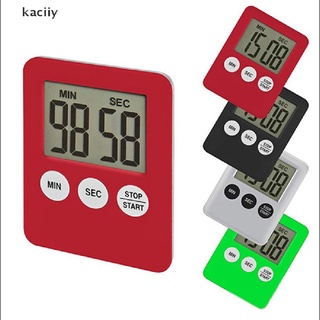 kaciiy 1pc pantalla digital lcd temporizador de cocina cuenta atrás reloj despertador mx