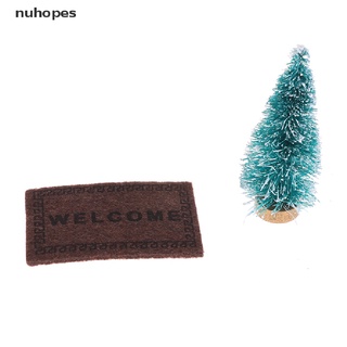 nuhopes 5 unids/set casa de muñecas botas de navidad árbol corona de pino santa claus alfombra escoba mx (8)