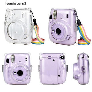 Leesisters1 For Instax Mini 11 Camera Bag Portable Transparent Camera Bag Case With Strap MX (4)