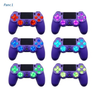Panc1 Multi-Colors Luminated D-Pad Thumbsticks Face Buttons LED Kit for PS4 Controller 6 Colors Press Control With Buttons (1)