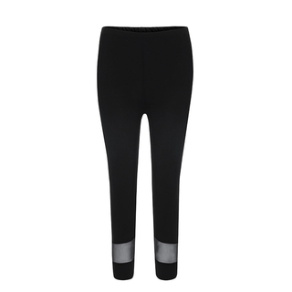 Women Hollow out Splice Tight Fitness Leggings Yoga Cropped Pants Trousers (8)