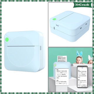 [Ready Stock] Mini Pocket Photo Printer BT Connection for Picture DIY Handcraft List Journal Notes Memo Receipt Paper Study English
