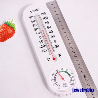 (jewelrybox) termómetro analógico montado en la pared higrómetro Monitor de humedad medidor