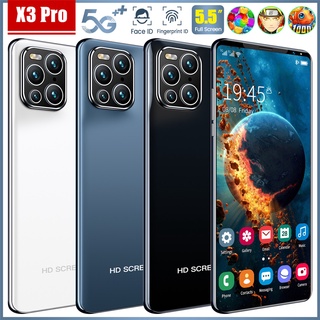 Teléfono Inteligente X3 Pro 5.5 Pulgadas 4GB RAM + 64GB ROM Dual Sim Standby Reconocimiento Facial Smartphone