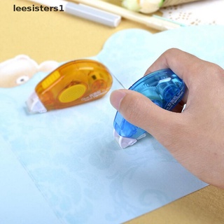 Leesisters1 blue/orange 5m roller pen glue double sided tape adhesive transfer refillable MX