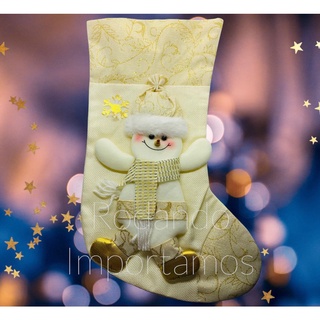 Bota navideña personalizada con nombre hermoso adorno santa claus muñeco de nieve reno (6)