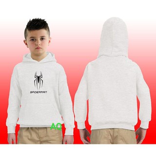 Spiderman sudadera con capucha niños Logo Chamarra 4-12 años (5)
