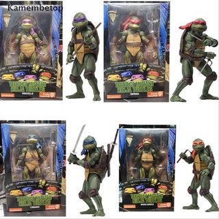 [Kamembetop] TMNT Teenage Mutant Ninja Turtles 7" Action Figure Model 1990 Movie Collection .