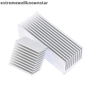 [knownstar] 1Pc Aluminum Heatsink 40/100MM Cooling Pad LED IC Chip Cooler Radiator Heat Sink New Stock