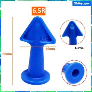 [xmaycgsw] aplicador de boquilla de calambre de 3 piezas, sellador de silicona, kit de herramientas para superficies y esquinas rugosas o desiguales,