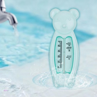 Aoto de dibujos animados oso flotante bebé termómetro de agua bañera de plástico Sensor de agua medidor bebé