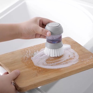 Dispensador de jabón para trastes con cepillo y soporte (4)