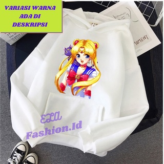 Sailor Moon Sailor Moon Hoddie jersey sudadera con capucha suéter pareja de dibujos animados imagen Anime Sailormoon Hodie Sailor Moon niños adultos niñas con capucha
