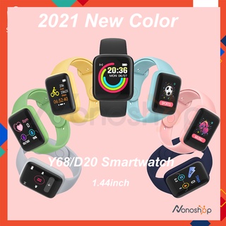 reloj inteligente d20s/y68s smartwatch con Bluetooth Usb macaron color Monitor Fitness/monitor de frecuencia cardíaca a prueba de agua Para hombres mujeres Android Ios deportivo /frecuencia cardiaca /presión arterial