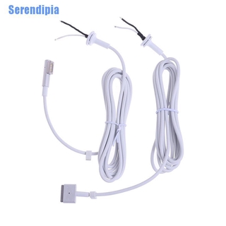 serendipia| cable de reparación de cable dc magsafe t-tip l-tip para macbook air pro ac adaptador cargador