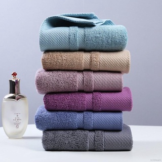 Soft Cotton Bath Towels Adults Absorbent Machine Washable Hand Face Shower Towels Bathroom Supplies
