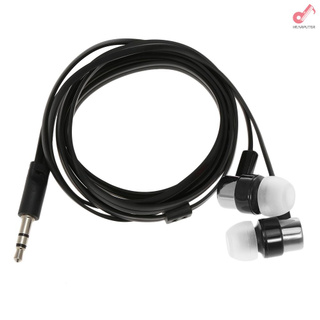 hp auriculares universales con cable de 3.5 mm/audífonos in-ear de silicona suave para aislamiento de ruido/audífonos de música de 115 cm de alambre para pc/laptop/tablet/teléfono inteligente