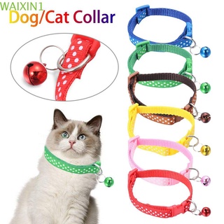 NOOK1 1/2PCS Sí. Collar de perro Cachorrito Collar de gatito Collar de gato Nylon Mascotas. Hebilla Anexo CAT Colgante de reloj/Multicolor