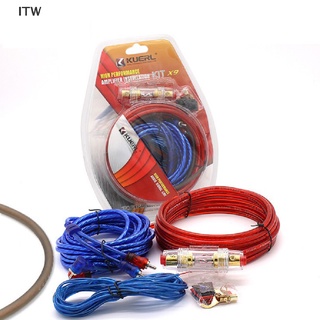 ITW 10GA Subwoofer Speaker Car Audio Wire Wiring Amplifier Installation Wires Kit HOT