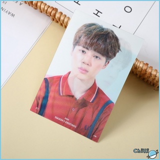 [Chilli] KPOP BTS 2020 SEASON'S GREETINGS 3D Card JK V JIMIN JIN SUGA RM J-HOPE HD Photocard Postcard Poster (8)