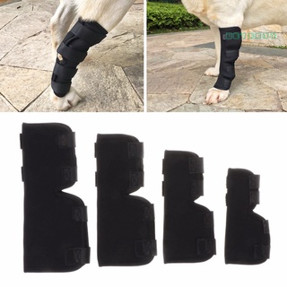 detroit 1 Pair Shockproof Pet Dogs Rear Legs Brace Guard Knee Hock Protector Support Pad (1)