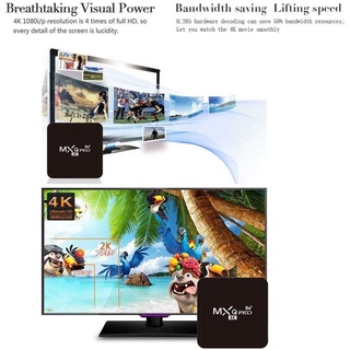 Caja De Smart Tv mxq pro 8gb 128gb Ultra HD 4k android 11.1 wifi 5g (8)