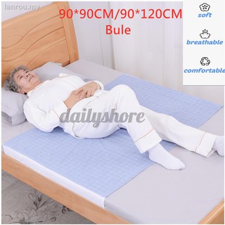 Almohadilla de cama lavable impermeable incontinencia colchón absorbente sábanas debajo del cojín