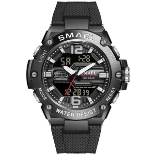 smael 8033 - reloj para hombre, impermeable, electrónico, multifuncional (4)