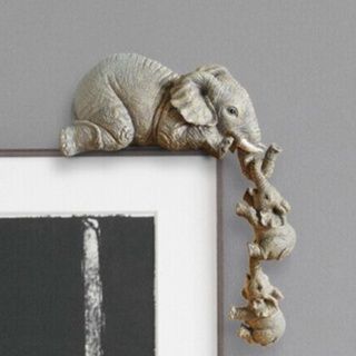 Colecciones Elefante Sitter Pintado A Mano Figuritas G2A5 Bebé Y Madre Regalo G6X4 C3I6 Caliente