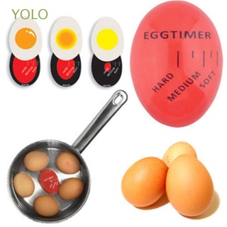 Yolo temporizador de huevo cambiante de Color temporizadores hervidos utensilios de cocina cocina decoración temporizador de cocina huevos accesorios de cocina