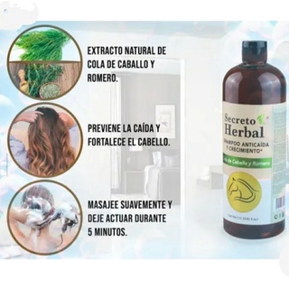 Shampoo Anticaida y crecimiento secreto herbal 900ml (6)