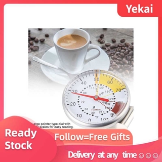 Yekai Fdit sonda de acero inoxidable termómetro instantáneo cocina alimentos carne leche café puntero