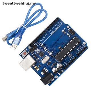 Nuevo^*^ UNO R3 ATMEGA16U2+MEGA328P Chip para Arduino UNO R3 Development Board + CABLE USB [tweettwehhuj]