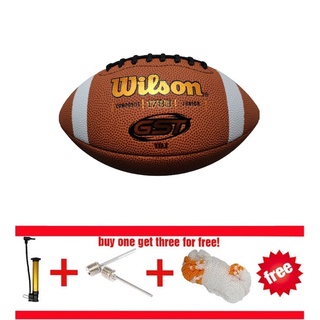 [nueva Llegada] Wilson 1783 NFL Rugby americano cuero PU estudiantes de fútbol dedicado tamaño 6 partido entrenamiento oficial Rugby pelota con regalos gratis