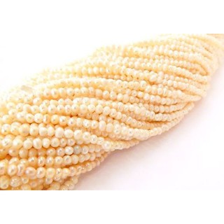 Perla natural cultivada de rio 6mm bisuteria joyeria pulsera collar aretes