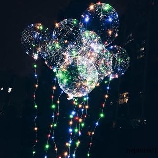 NT-Transparent LED Luminous Balloon Round Bubble Wedding Celebrations Party (7)